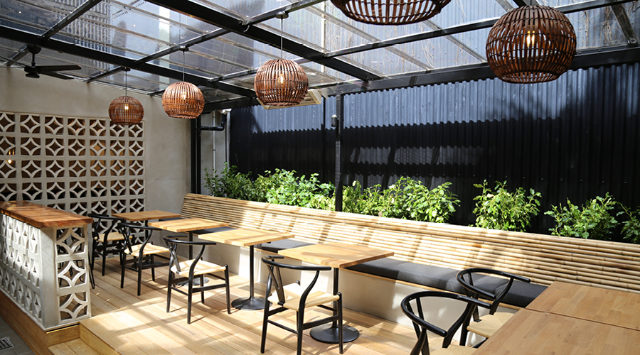 Picture of the Kimchi Project courtyard, Auckland CBD
