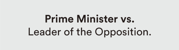 Prime Minister vs Leader of the Opposition Banner