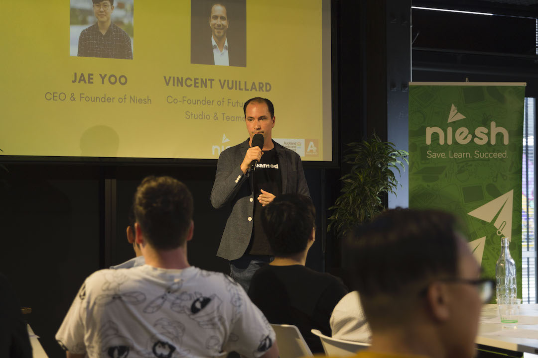Vincent Vuillard from Futurework studio & Teamed - Niesh's Lunch with an Entrepreneur
